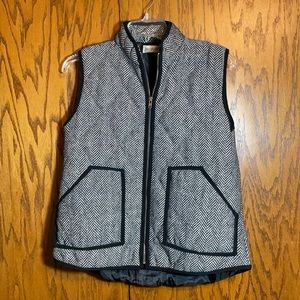 Striped Puffer Vest
